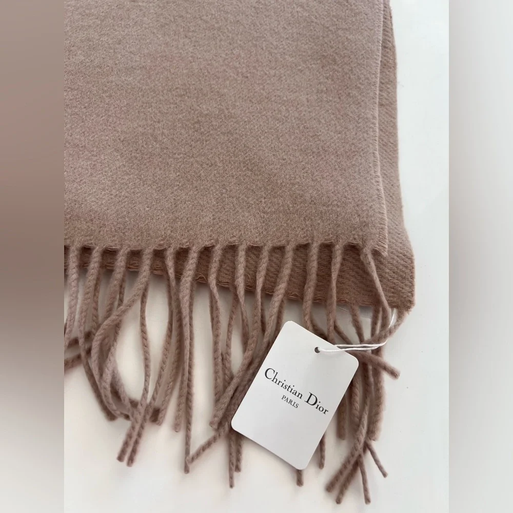 Dior Signature Cashmere & Wool Scarf – New in Box NWT